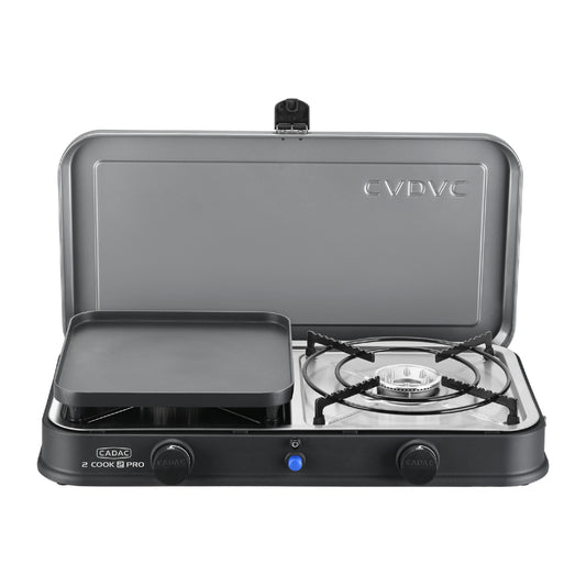 Portable camping stove with grill and pot stand