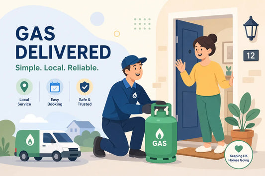 Local bottled Lpg gas cylinder delivery explained.