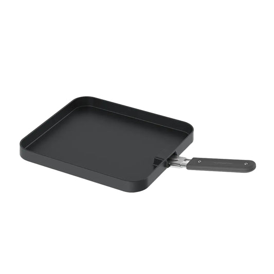 Black square grill plate