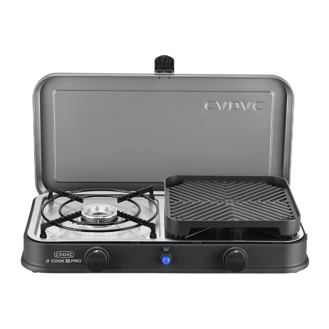 Portable gas stove with grill