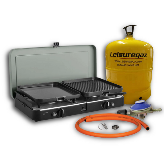 Cadac 2 Cook 3 Pro Deluxe QR Leisuregaz Bundle