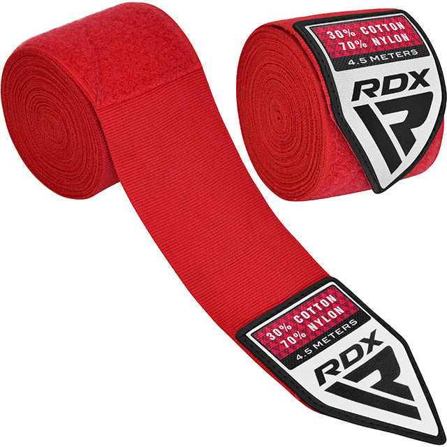 RDX WX Professional Boxing Hand Wraps - Red