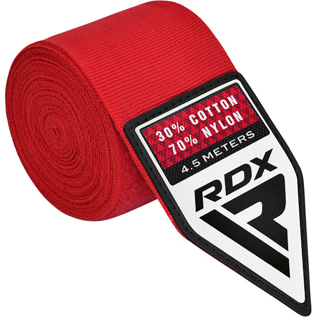 RDX WX Professional Boxing Hand Wraps - Red