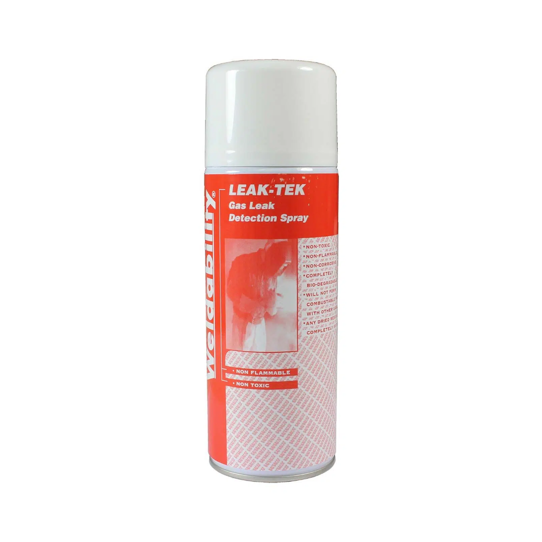 Leak‑Tek Gas Leak Detector Spray – 400ml (Oil‑Free, Non‑Toxic, EN14291 Compliant)