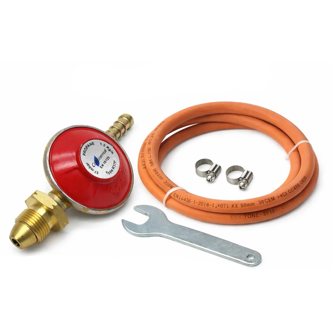 Propane Gas Regulator, Hose & Spanner Kit